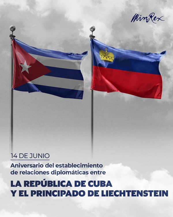 Cuba y Liechtenstein celebran 29 años de relaciones diplomáticas con voluntad de ampliar vínculos